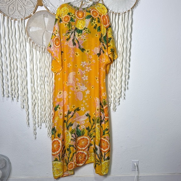 Agua Bendita Selam Vita Tunic Cover up Caftan NWT One Size - Picture 12 of 16